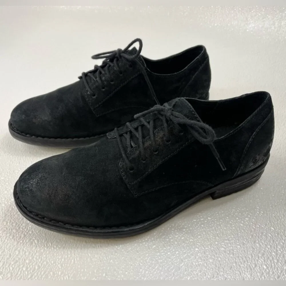 Born Suede Leather Casual Comfort Men’s Footwear Oxfords Shoes Size 10 M